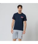 Pigiama uomo corto sportivo 100% cotone Lotto LP1248