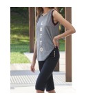 Pigiama ragazza Lotto LP8510 corto cotone grigio