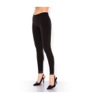 Leggings donna Rossoporpora LR101 lungo con pizzo cotone