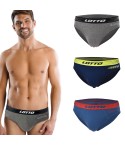 Slip uomo lotto LS1274 cotone elasticizzato 3 pz.