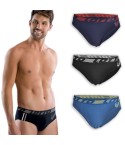 Slip uomo lotto LS1277 cotone elasticizzato 3 pz.
