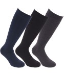 Calze uomo in pile scure set 3 paia