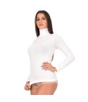 Lupetto donna manica lunga in microfibra