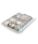 Set da 3 strofinacci Preziosa Macedonia 4B 100% cotone