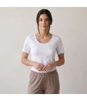 Maglia donna caldo cotone Irge 7102 mezza manica 3 pezzi