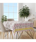 Tovaglia tavola puro cotone Preziosa Mediterranea B3 rosa