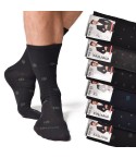 Calze corte assortite caldo cotone Meritex 1253 fantasia 6 paia 