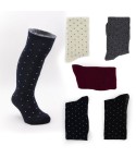 Calze lunghe bimba invernali 6 paia Meritex