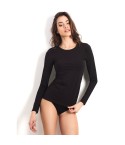 Maglia donna in cotone bielastico garzato Rossoporpora MGD200F