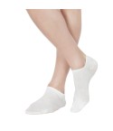 Minicalza uomo donna Pompea filo di scozia 6 paia bianchi destra