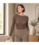 Maglia donna manica lunga cashmere Mysublime 1469