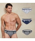 Slip Navigare uomo B21243Z elastico logato 3 pezzi