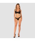 Coordinato con rete reggiseno + perizoma Obsessive Nesari 
