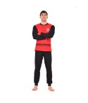 Pigiama uomo AC Milan in caldo cotone T10 1015