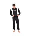 Pigiama uomo serafino Juventus in caldo cotone T10 1040