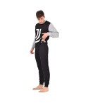 Pigiama uomo serafino Juventus in caldo cotone T10 1035