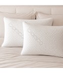 Coprifedere jacquard con ioni d'argento Novia silver