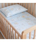 Set lenzuola culla Biancaluna monnie 100% cotone