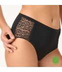 Slip midi donna Golden Lady O107 con pizzo in cotone organico