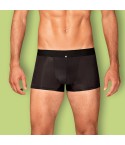 Boxer shorts uomo nero microfibra intimo sexy Boldero Obsessive