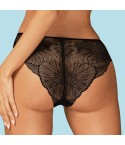 Panties slip a vita alta pizzo e aperture Obsessive Mibelia