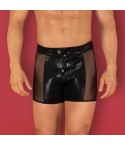 Boxer pantaloncino da bagno uomo effetto pitonato Obsessive Punta negra