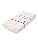 Telo doccia in spugna sommaruga Jacquard 550gsm bianco naturale