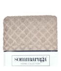  Set asciugamani visto + ospite sommaruga Jacquard 550gsm naturale