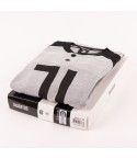 Pigiama bimbo Juventus 15116 caldo cotone grigio