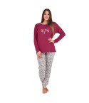 Pigiama donna serafino caldo cotone karelpiù KF5059