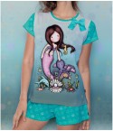 Pigiama donna Santoro Gorjuss 54463 estivo in cotone