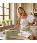 Set porta pane + presina + guanto Thun Bloom - 4 pezzi