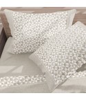 Lenzuola letto flanella 1 piazza singolo sabbia Preziosa Soffice D12