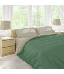 Lenzuola flanella calda rombi beige matrimoniale Soffice D13