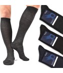 Calza lunga in lana assortito Prisco Ermes 3 paia