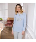 Pigiama donna scollo serafino punto milano Irge PTD76