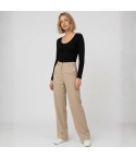 Maglia donna manica lunga lana e cotone Ragno 072459