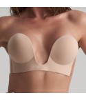 Reggiseno scollo profondo adesivo Bye bra Seamless U‐Style Bra