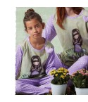 Pigiama bambina Santoro Gorjuss cotone 56620 lilla