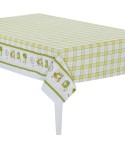Tovaglia quadri verde acido twill di cotone Sommaruga Siesta B