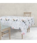 Tovaglia in twill di cotone Sommaruga Siesta fantasia B rose