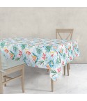 Tovaglia per la tavola fiori colorati twill di cotone Sommaruga Siesta E