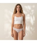 Slip donna Lormar perfect in pizzo floreale