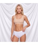Slip donna midi Jadea 532 in cotone modal e pizzo 3 pezzi