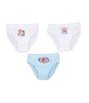 Slip da bambino Paw Patrol assortiti in 100% cotone 3 pezzi 