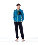 Tuta uomo royal e blu pile micropolar Superga SMW22330 