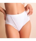 Slip midi da donna contenitivo Snelly v135 in cotone elasticizzato 6 pezzi