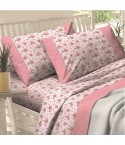Completo letto lenzuola flanella Preziosa Soffice D24