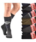 0 Calze uomo termiche 80% lana conf. da 3 paia 