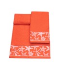 Vingi set asciugamani viso + ospite Star corallo